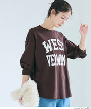 寬鬆LOGO棉質長袖T恤