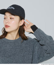 圓弧下擺螺紋長袖上衣