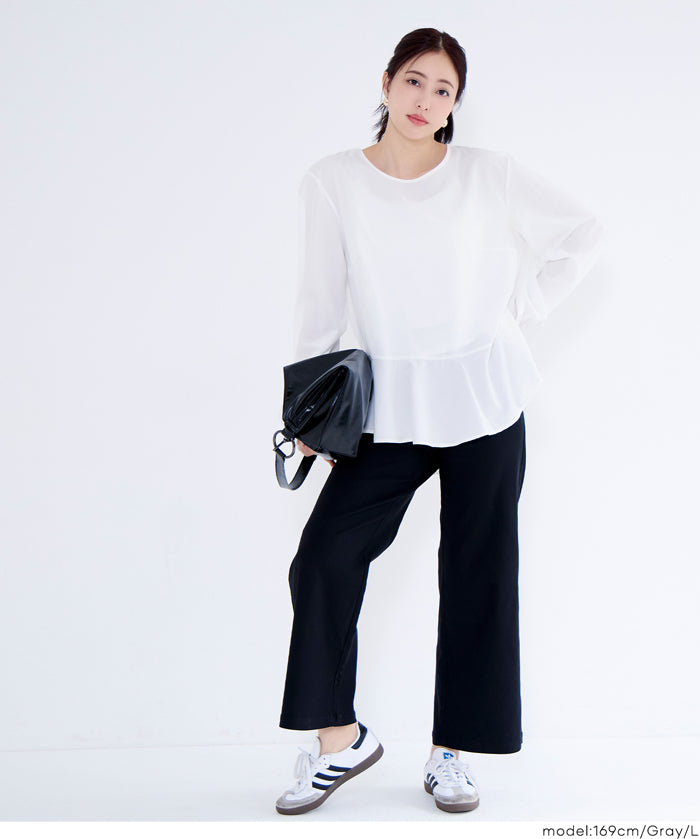 針織背心&襯衫 2件式套裝