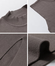 針織背心&襯衫 2件式套裝