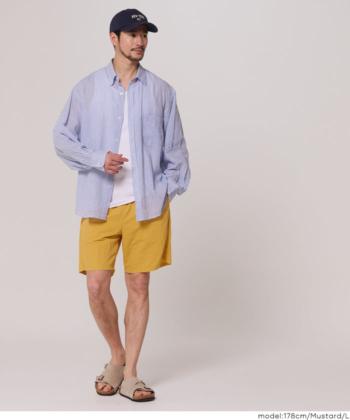 Washed nylon shorts for men and women. Not available for mail order. (Coca brand)