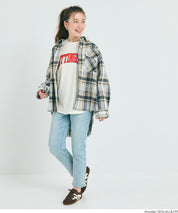 可機洗 美式毛呢格紋厚襯衫外套