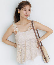 Summer crochet outer vest