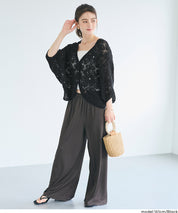 勾針編織蝙蝠袖造型開衫 (Crochet dolman cardigan)