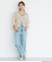 勾針編織蝙蝠袖造型開衫 (Crochet dolman cardigan)
