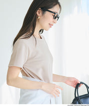 【壓紋機能】短袖休閒A字連衣長裙