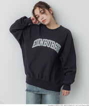 [Heavy cotton] Loose round neck LOGO long sleeve sweatshirt
