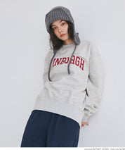[Heavy cotton] Loose round neck LOGO long sleeve sweatshirt