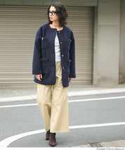 日系圈圈毛茸毛呢大衣