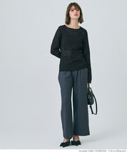 Polka dot sheer top