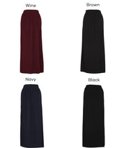 Self-cut random rib pleated skirt