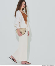 【可剪裁】休閒輕便百褶直筒長裙