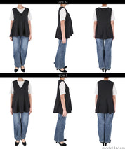 Georgette V-neck vest
