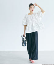 日系後蝴蝶結澎感短袖娃娃上衣