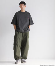 男裝【重磅棉】胸前口袋短袖上衣