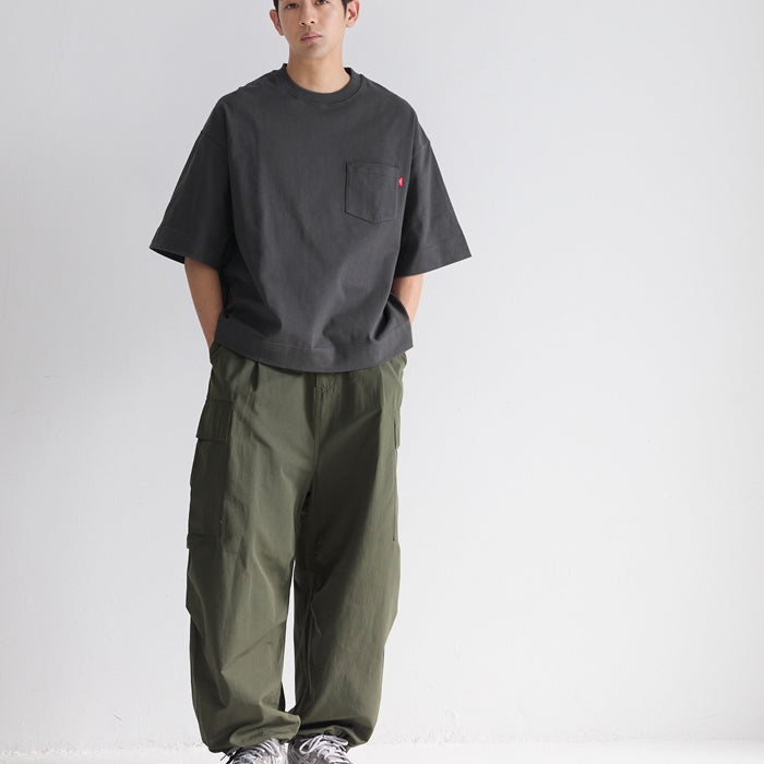 男裝【重磅棉】胸前口袋短袖上衣