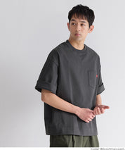 男裝【重磅棉】胸前口袋短袖上衣