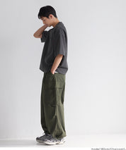 男裝【重磅棉】胸前口袋短袖上衣