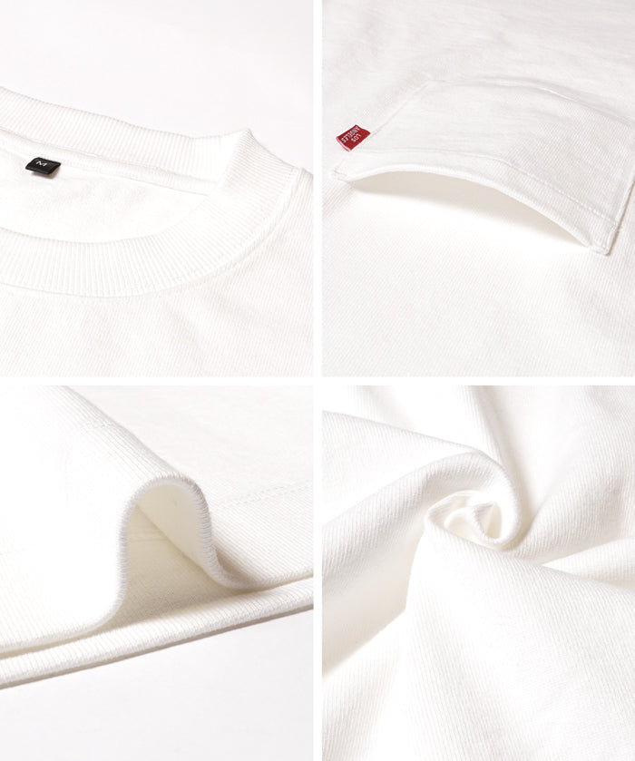 男裝【重磅棉】胸前口袋短袖上衣