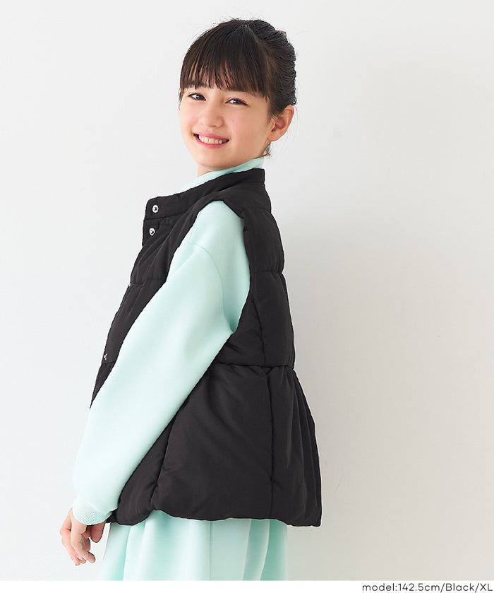 Children's Japanese style medium cotton small stand collar baby vest