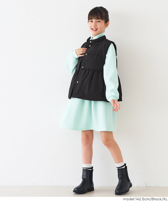 Children's Japanese style medium cotton small stand collar baby vest