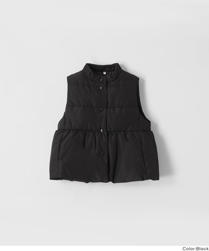 Children's Japanese style medium cotton small stand collar baby vest