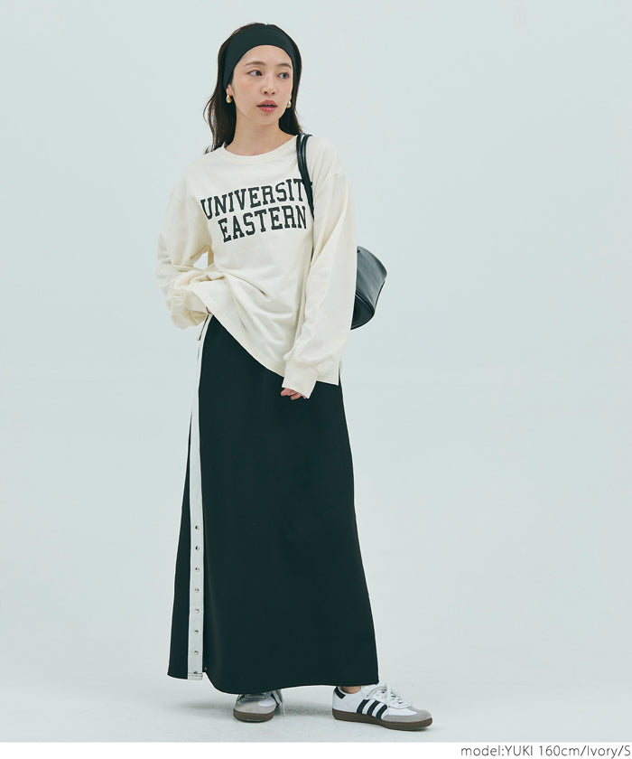 Lightweight assorted logo sweatshirt