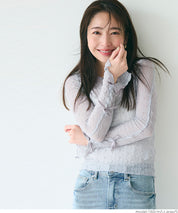 Ribbon sheer top