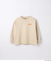 童裝內裡磨毛刺繡Logo長袖T恤