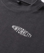 童裝內裡磨毛刺繡Logo長袖T恤