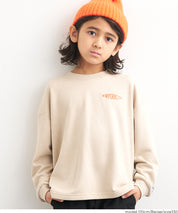 童裝內裡磨毛刺繡Logo長袖T恤