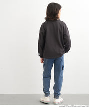 童裝內裡磨毛刺繡Logo長袖T恤