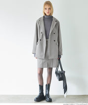 Brushed oversized jacket