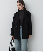 Brushed oversized jacket