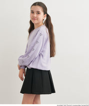 童裝愛心刺繡長袖衛衣