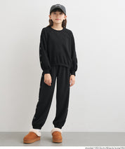 童裝愛心刺繡長袖衛衣