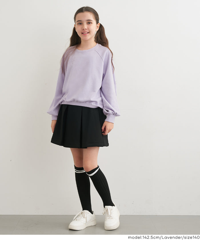 童裝愛心刺繡長袖衛衣