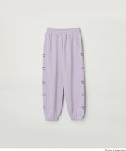 童裝愛心刺繡休閒褲