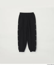 童裝愛心刺繡休閒褲