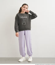 童裝愛心刺繡休閒褲