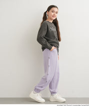 童裝愛心刺繡休閒褲