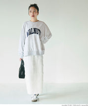 Oversized assorted logo sweatshirt
