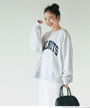 Oversized assorted logo sweatshirt