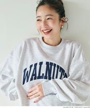 Oversized assorted logo sweatshirt