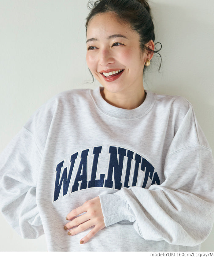Oversized assorted logo sweatshirt
