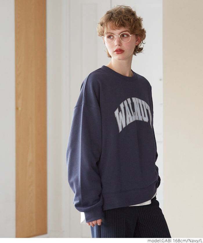 Oversized assorted logo sweatshirt