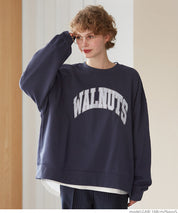 Oversized assorted logo sweatshirt