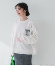 Oversized assorted logo sweatshirt