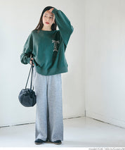 Oversized assorted logo sweatshirt