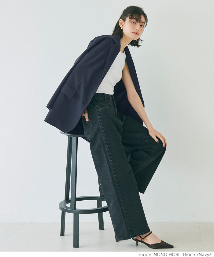 Wide sleeve suit jacket 
